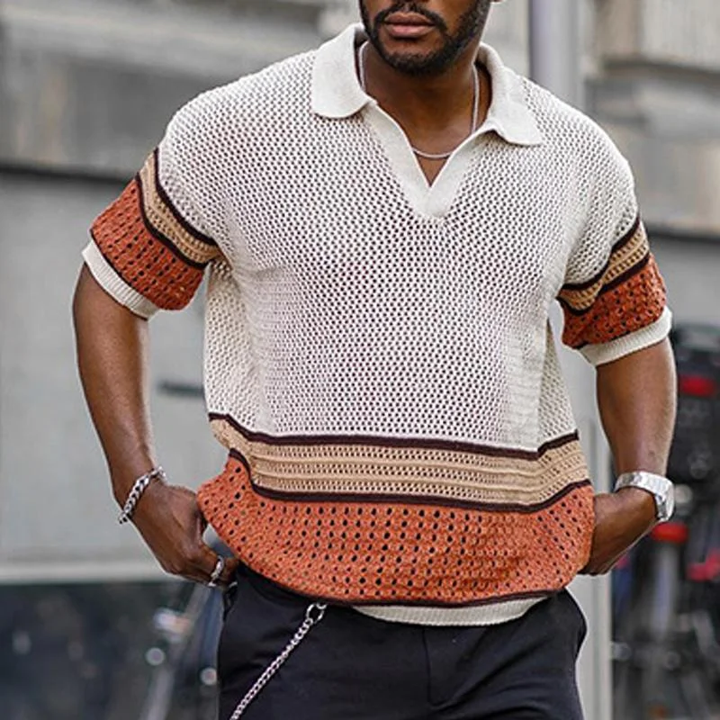 mens-color-block-short-sleeve-knitwear-46126466y