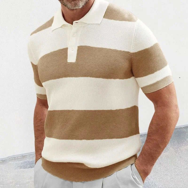 mens-color-block-short-sleeve-lapel-knit-sweater-43085451x