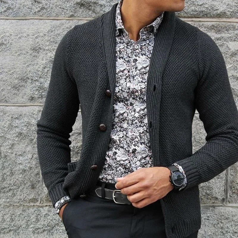 mens-solid-color-single-breasted-knit-jacket-84274861x