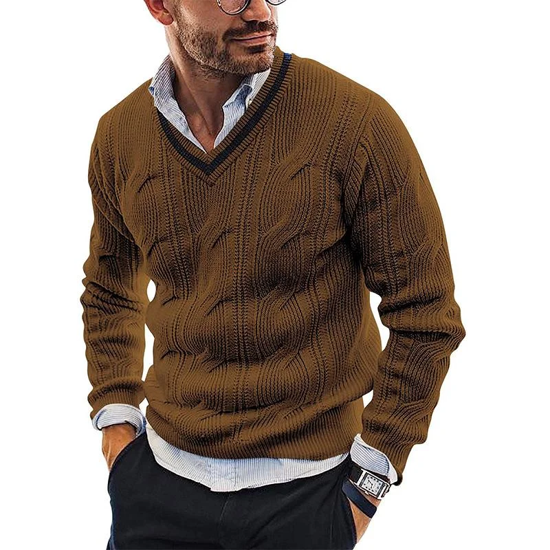 mens-v-neck-slim-fit-long-sleeve-pullover-sweater-96176921m