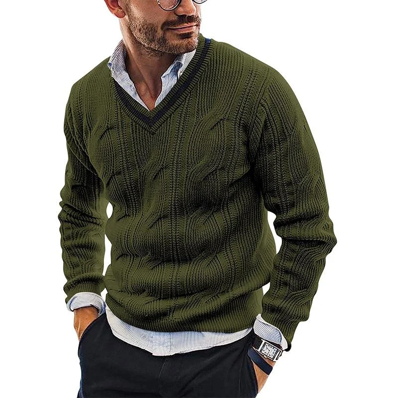 mens-v-neck-slim-fit-long-sleeve-pullover-sweater-96176921m