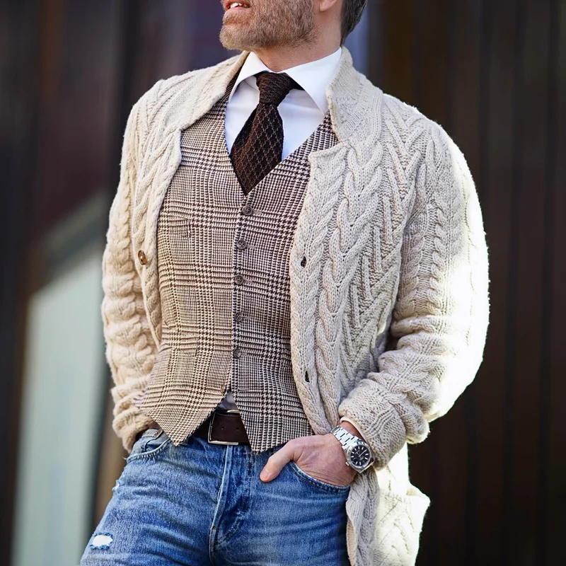 mens-vintage-stand-collar-single-breasted-cable-knit-cardigan-26165463z