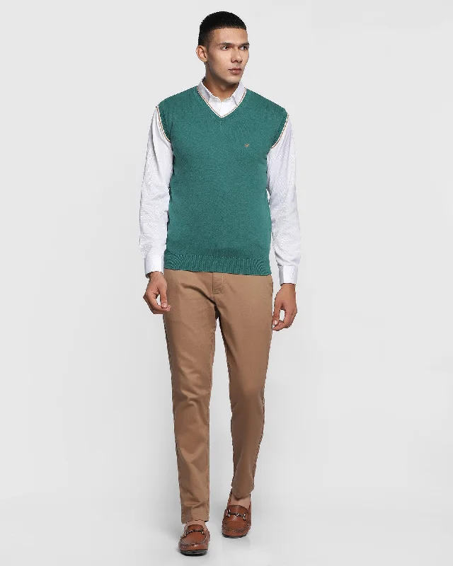 solid-v-neck-sweater-in-forest-green-less