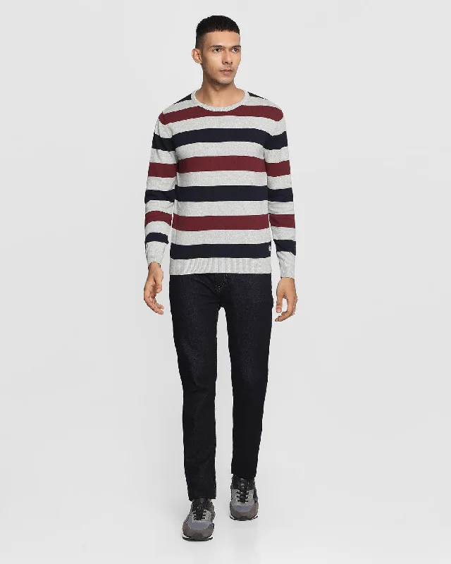 stripe-crew-neck-sweater-in-light-grey-melange-heren