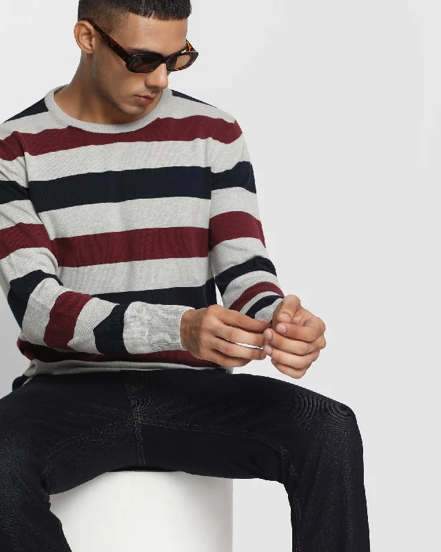 stripe-crew-neck-sweater-in-light-grey-melange-heren