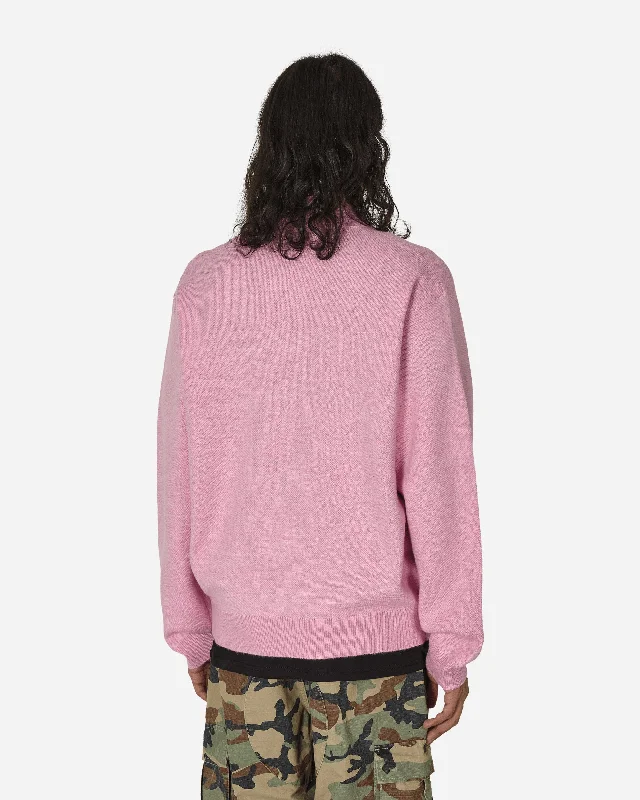 stussy-clothing-half-zip-mock-neck-sweater-pink-j286215