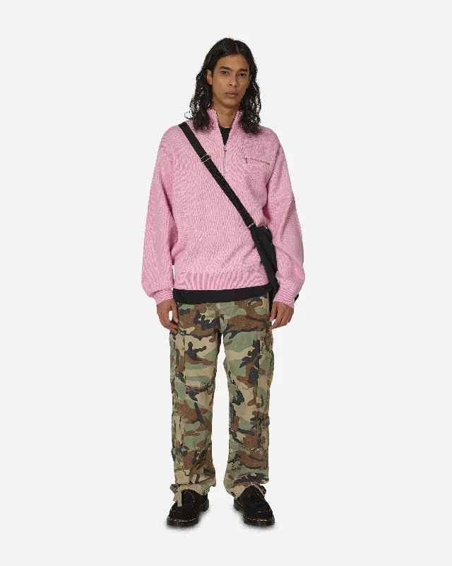 stussy-clothing-half-zip-mock-neck-sweater-pink-j286215