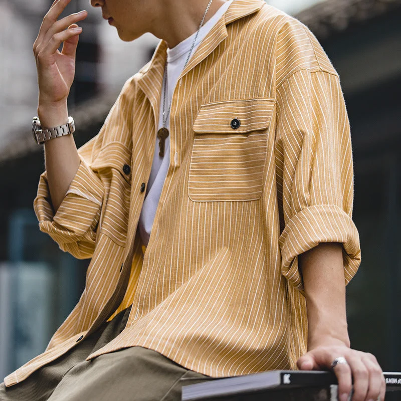 vintage-oversize-stripe-long-sleeve-shirts-outwears