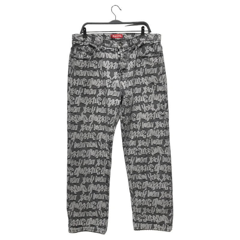 Supreme/Pants/36/Denim/GRY/All Over Print/JACQUARD SUPREME PRINT