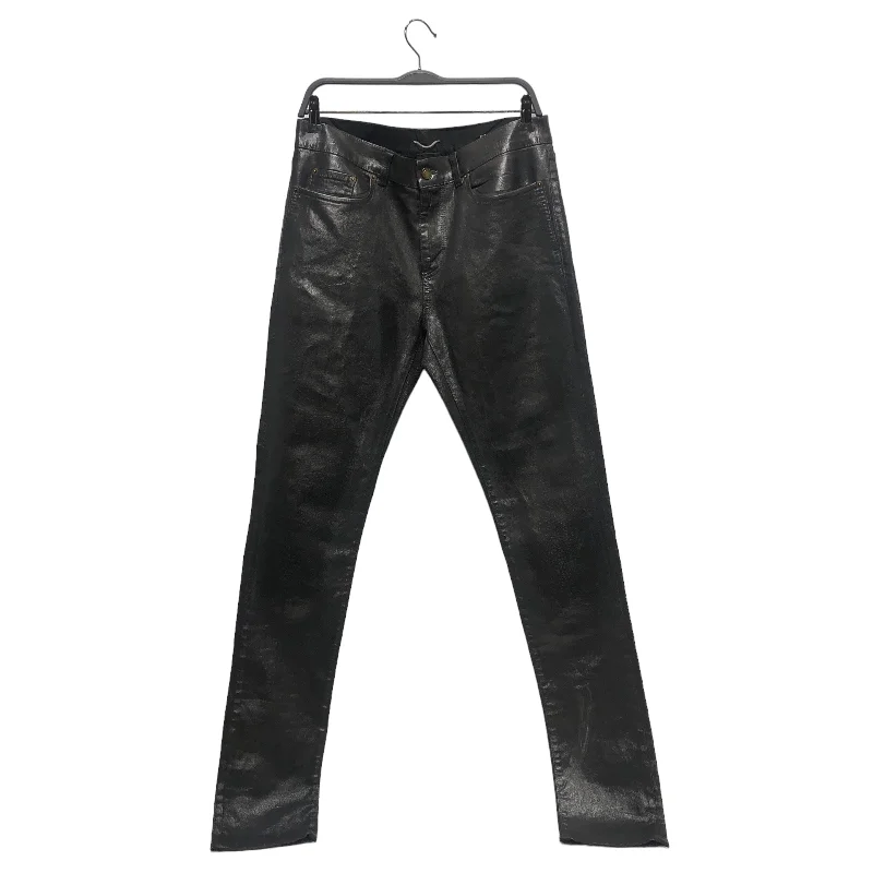 SAINT LAURENT/Skinny Pants/31/Denim/BLK/WAXED SKINNY