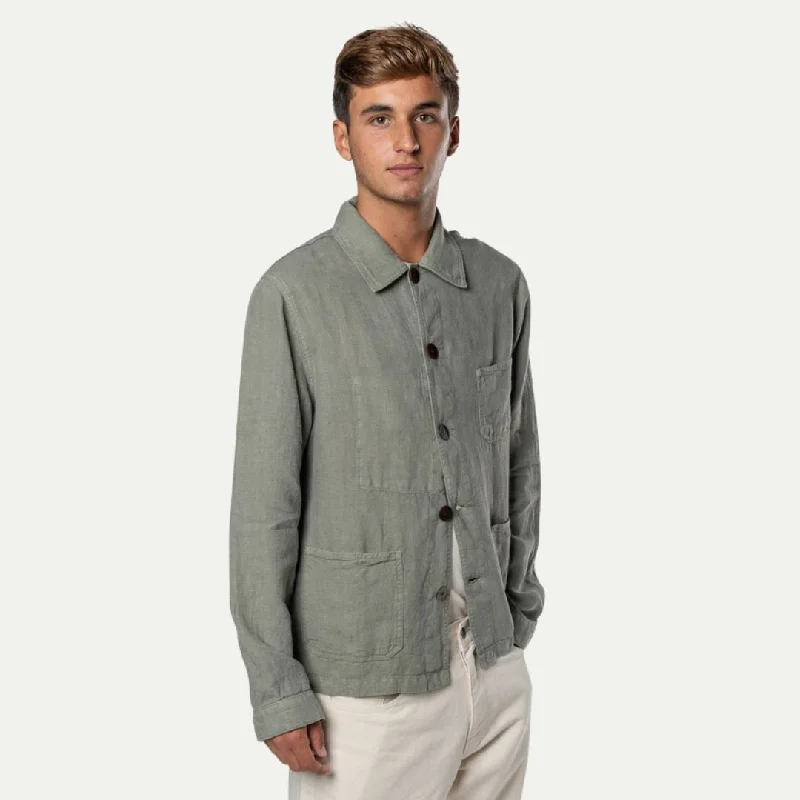 Baptista Linen Worker Jacket (Green Bay)