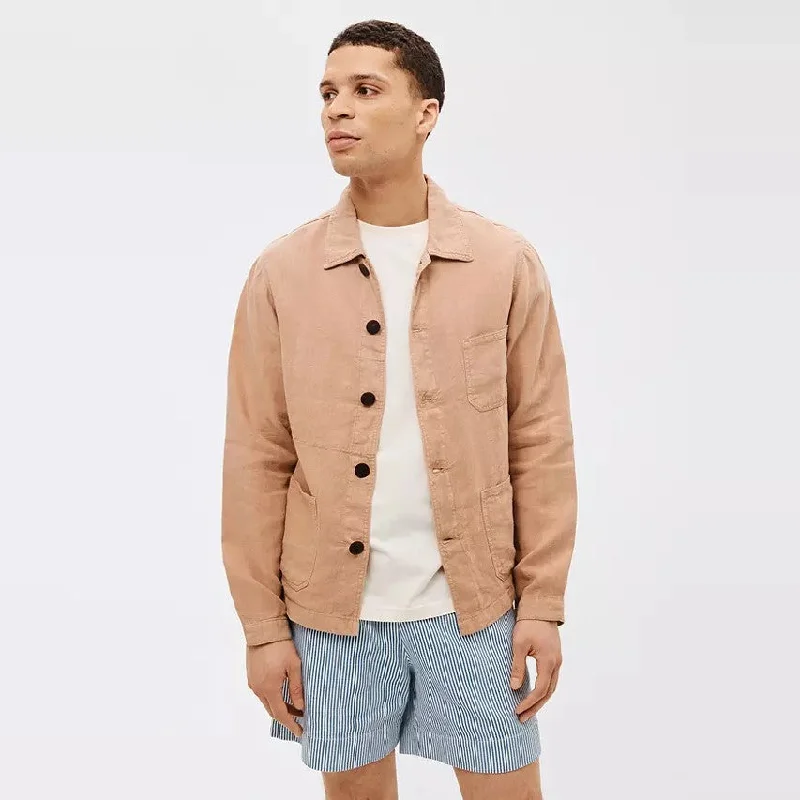 Baptista Linen Worker Jacket (Safari Linen)