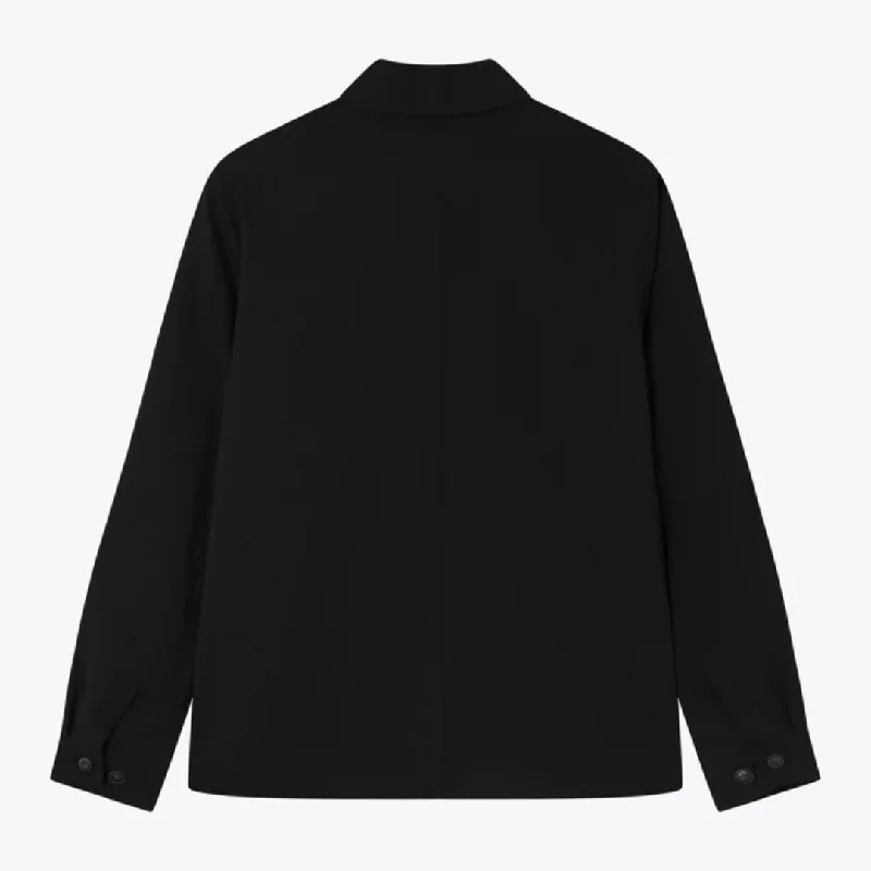 Como Melange Coach Jacket (Black Melange)