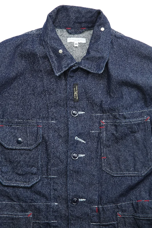 Engineered Garments X Totem FU Over Coverall Jacket - Indigo 12oz Denim