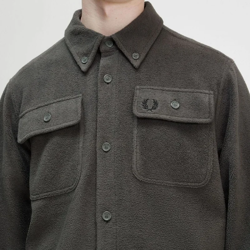 Fleece Overshirt (Field Green)