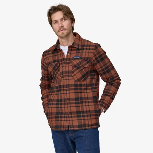 Insulated Fjord Flannel Jacket (Ice Caps: Burl Red)