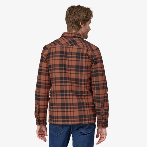 Insulated Fjord Flannel Jacket (Ice Caps: Burl Red)