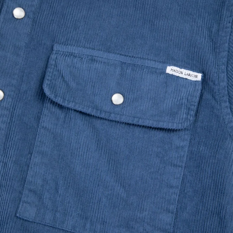 Lancereaux Overshirt (Velvet Lunar Blue)