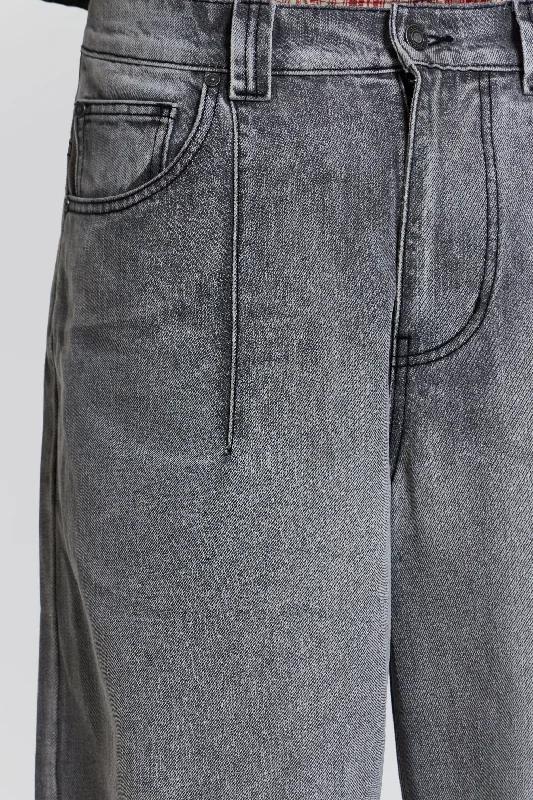 Grey Acid Razor Jeans