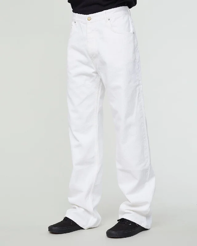 D66 Baggy Fit Denim White