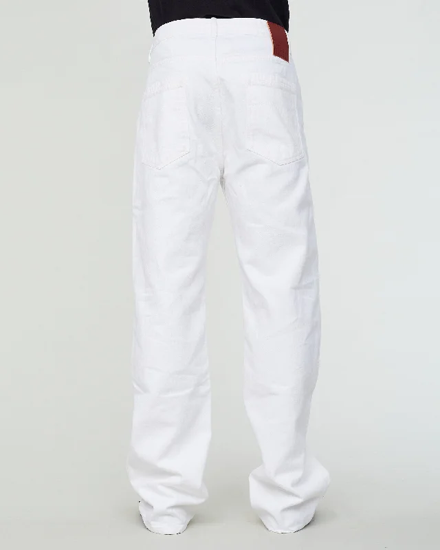 D66 Baggy Fit Denim White