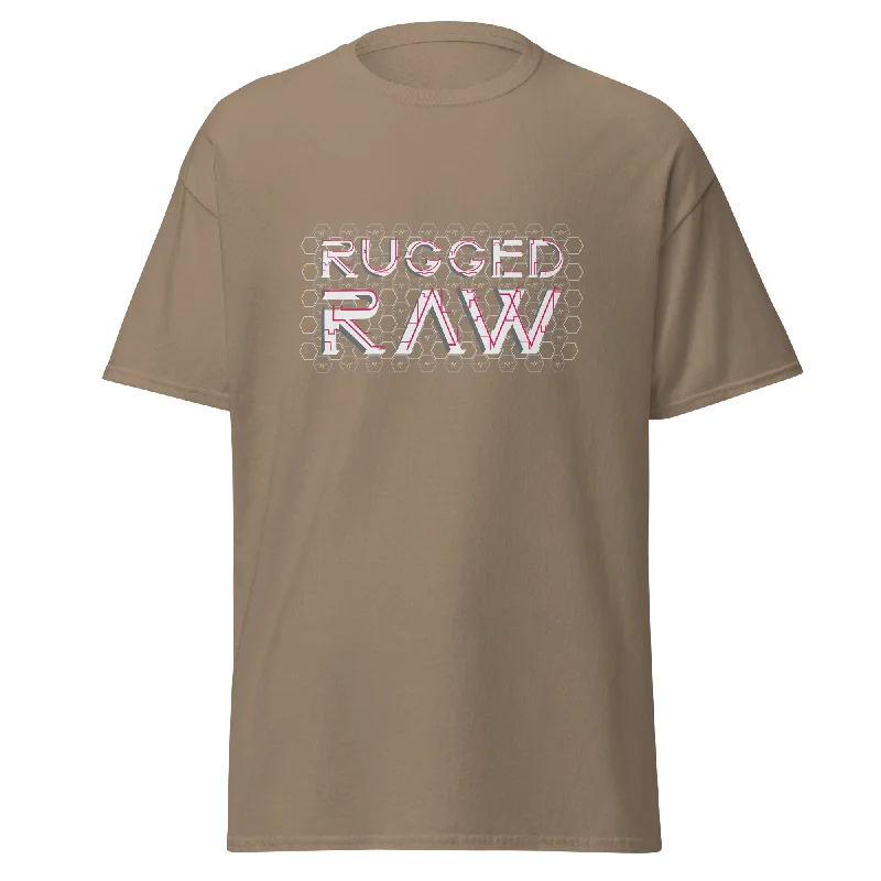 Men's "" RUGGED RAW "" Graphic T-Shirt