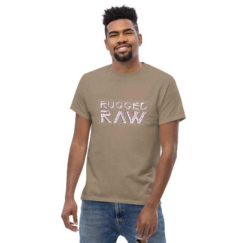 Men's "" RUGGED RAW "" Graphic T-Shirt