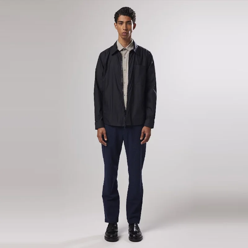 Philip Zip 1680 Overshirt (Navy Blue)