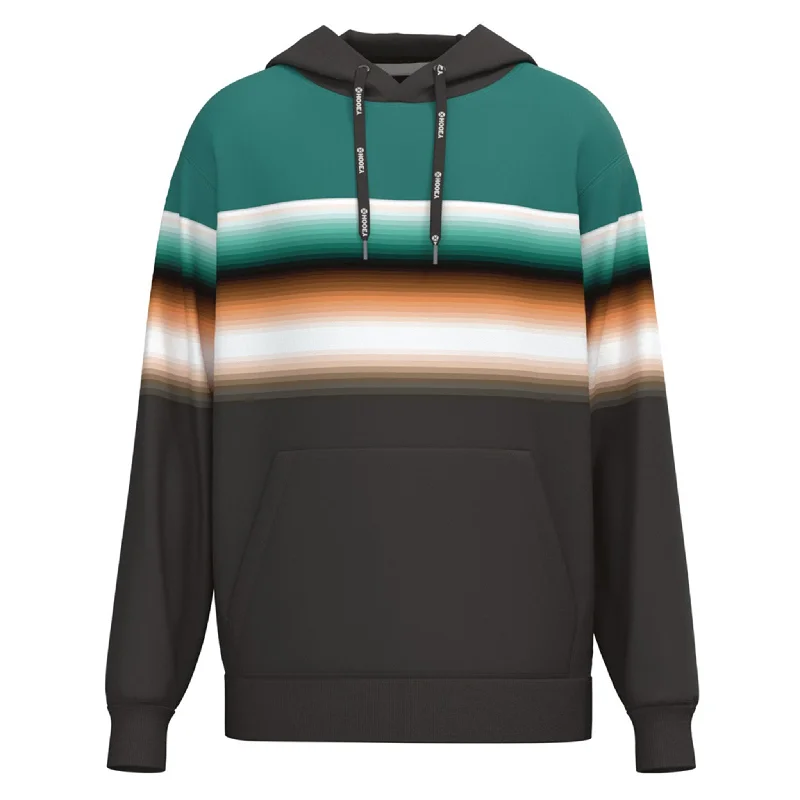 Hooey Ridge Turquoise & Black Hoodie