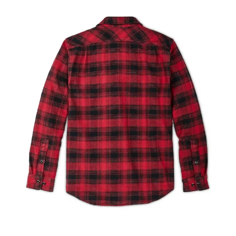 Vintage Flannel Work Shirt (Red Oak Ombre)