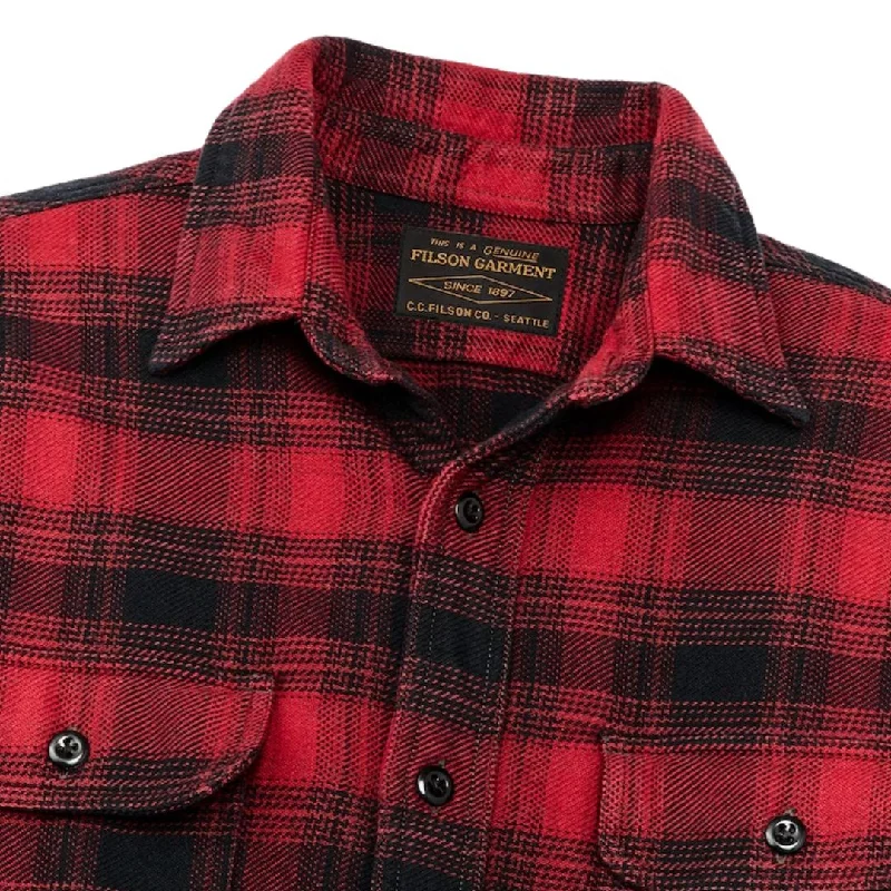 Vintage Flannel Work Shirt (Red Oak Ombre)