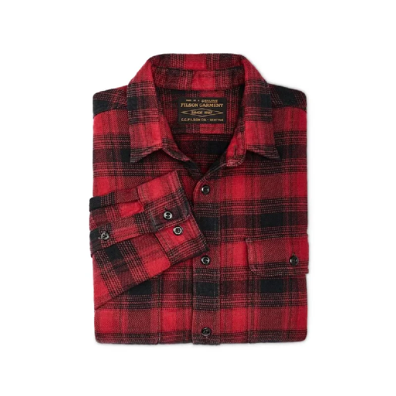 Vintage Flannel Work Shirt (Red Oak Ombre)