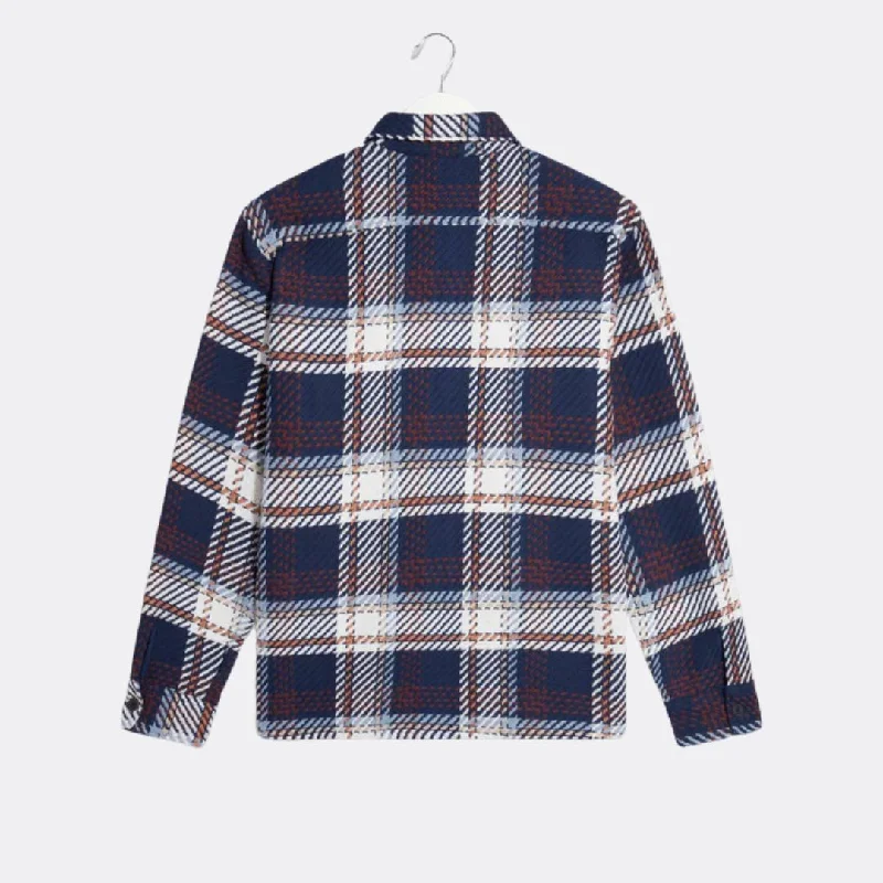 Whiting Overshirt Astro Check (Navy)