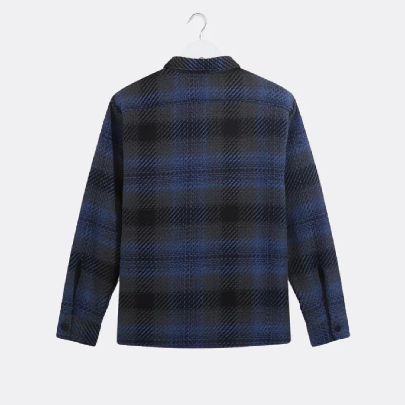 Whiting Overshirt Dusk Check (Navy + Ecru)