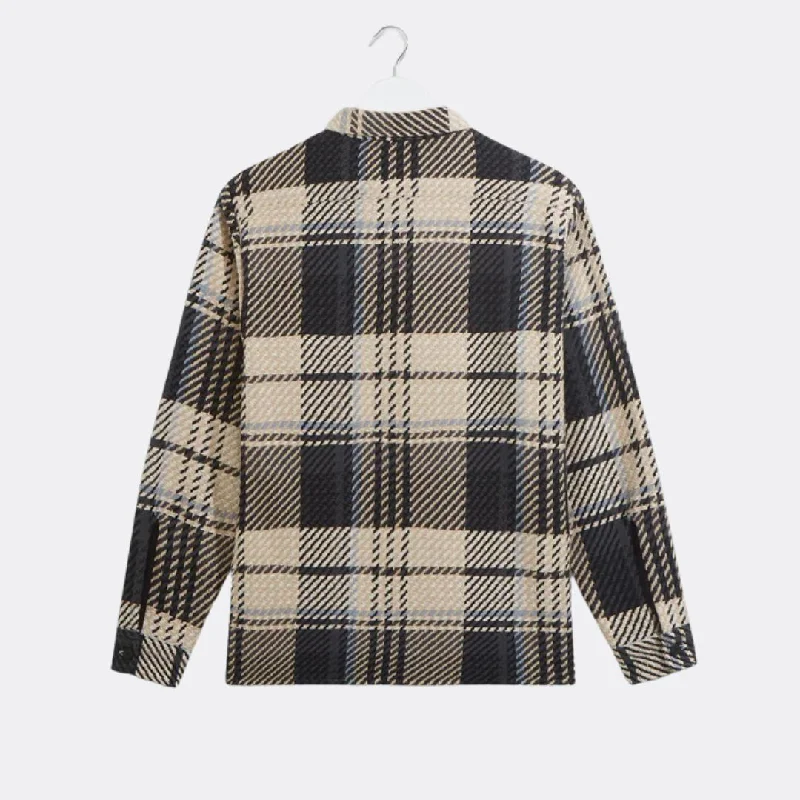 Whiting Overshirt Spear Check (Black + Ecru)