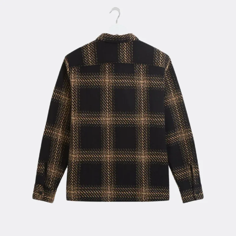 Whiting Overshirt Zap Check (Black + Beige)