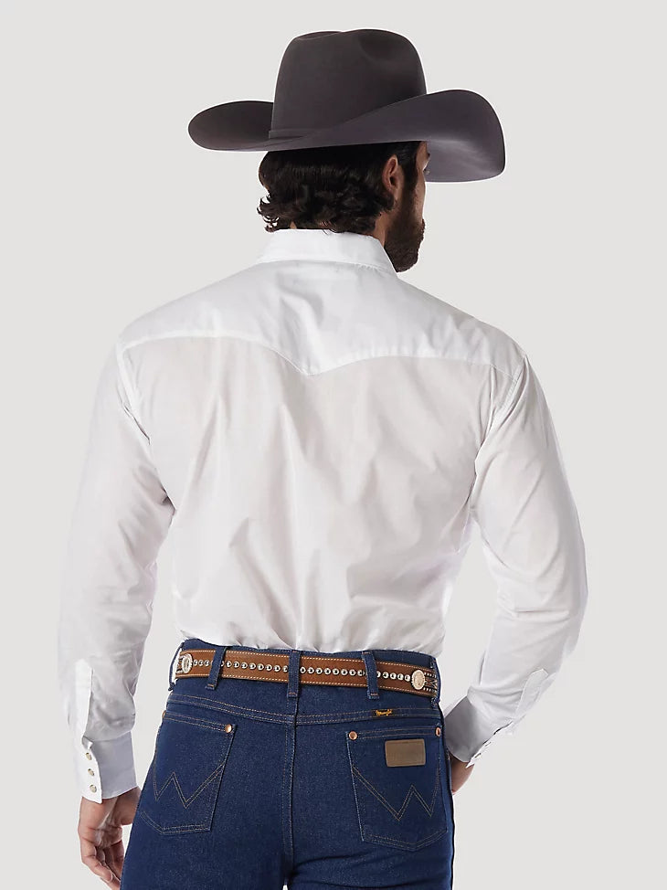 Wrangler® Western Long Sleeve Snap Shirt