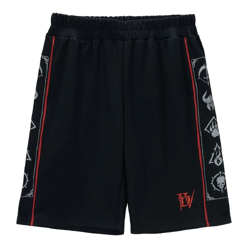 Diablo IV Class Icon Black Basketball Shorts