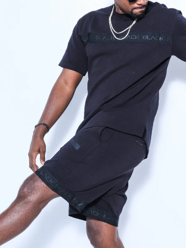 mens-black-band-luxe-shorts