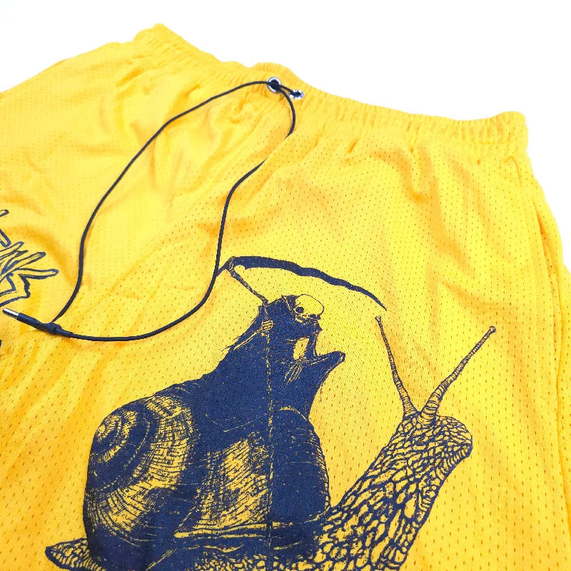 slow-death-mesh-shorts-yellow