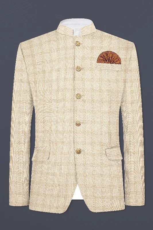 bizarre-cream-windowpane-bandhgala-blazer-bq