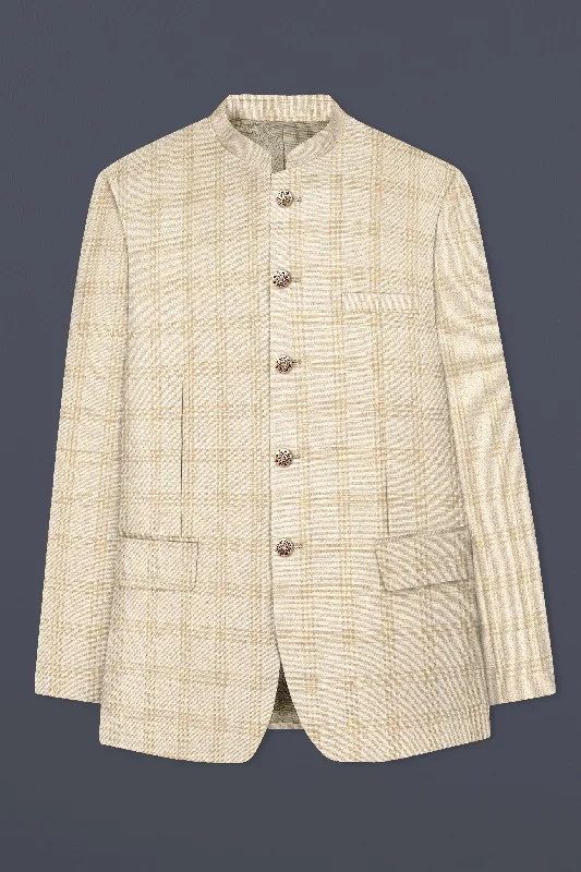 bizarre-cream-windowpane-bandhgala-blazer-bq