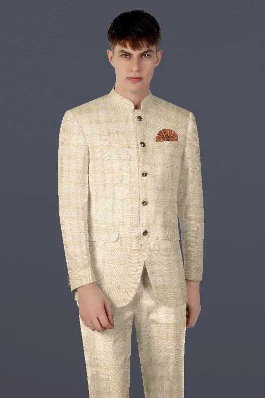 bizarre-cream-windowpane-bandhgala-blazer-bq