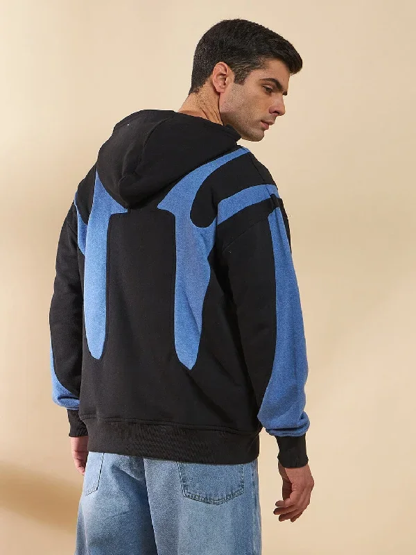 black-blue-cut-sew-zipped-hoodie