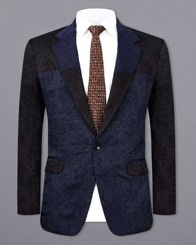 firefly-blue-and-black-jacquard-textured-blazer-ba