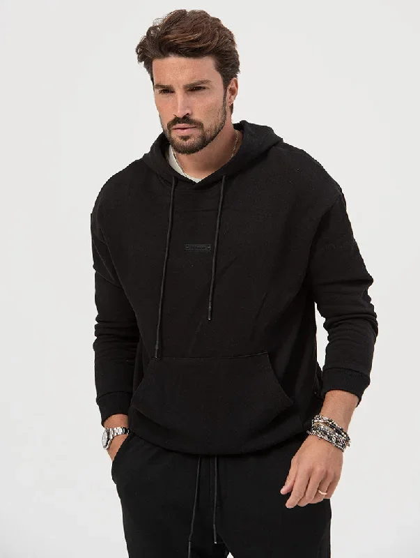 JASPER HOODIE IN BLACK